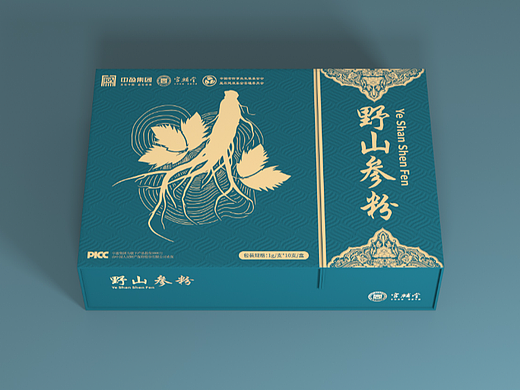 “野山参粉”包装设计
