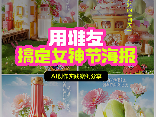 用ai辅助搞定女神节海报