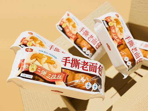 欧德佳 | 手撕老面包 包装设计     