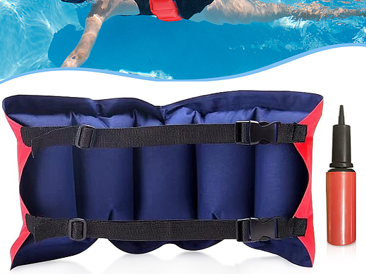充气游泳训练带