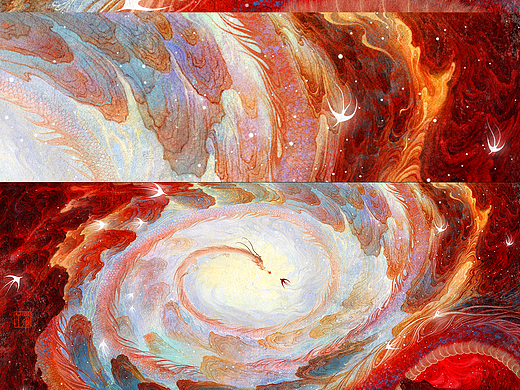 2024龍年賀圖（個人主頁-ZNjc0NjM4NDA=） - 創(chuàng)作習作 - 站酷設計師桉年annian原創(chuàng)素材 - 站酷ZCOOL