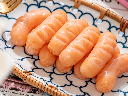 小悦食厨 虾肠产品宣传图