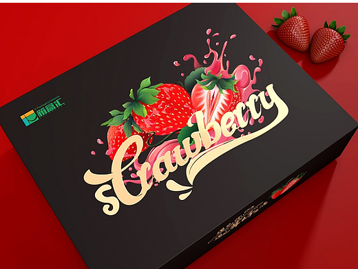 箱盒汇 | ：“Strawberry”草莓礼盒包装设计
