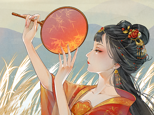 古风插画练习（个人主页-ZNjM5MzA2OTI=） - 创作习作 - 站酷设计师柿饼饼原创素材 - 站酷ZCOOL