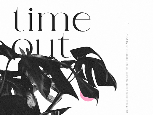 100 POSTERS>4月《Time Out》 