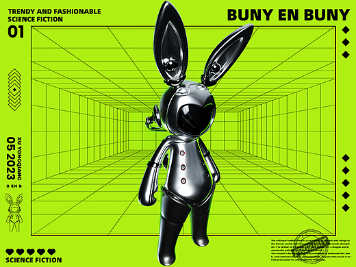 兔恩兔潮玩IP造型设计