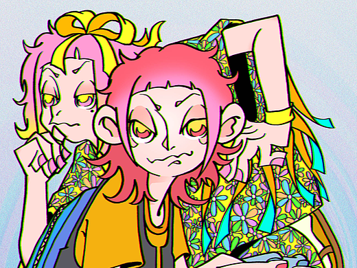 5-6月原创插画集合/安阳彩花番外篇/数字生活