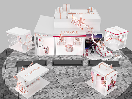 化妆品展台 兰蔻(LANCOME)兰蔻圣诞
