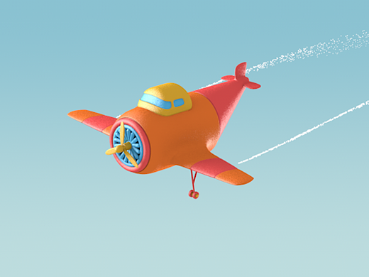 小飞机【李翔老师C4D打卡】
