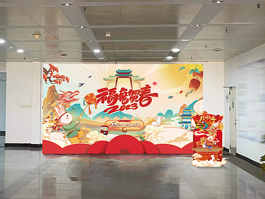 新年美陳 低造價 企業(yè)氛圍營造（個人主頁-ZNjM4MjIwODQ=） - 其他平面 - 站酷設計師CBNI彬原創(chuàng)素材 - 站酷ZCOOL