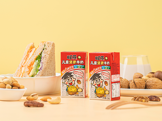 美食摄影/儿童坚果牛奶