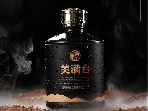 白酒摄影美满台酒