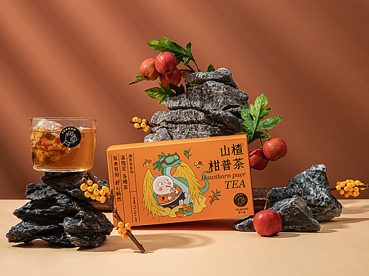 茶小空潮养茶 —— 山楂柑普茶