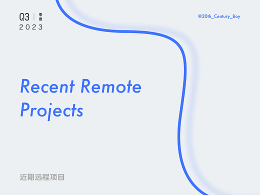 近期远程项目