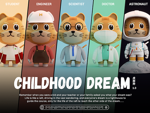 IP虎奔奔小样little（个人主页-ZNjc5MjAyNDQ=） - 人物/生物 - 站酷设计师思想会飞的猫原创素材 - 站酷ZCOOL