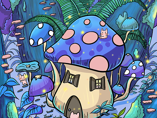 场景插画（个人主页-ZNjI2NjY4Njg=） - 创作习作 - 站酷设计师细毛怪原创素材 - 站酷ZCOOL