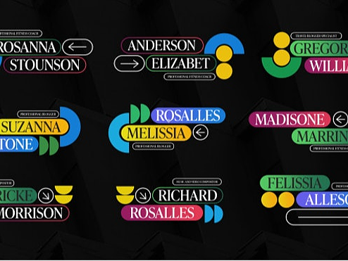 AE模板 | 标题字幕文字创意展示设计图形元素综艺动效