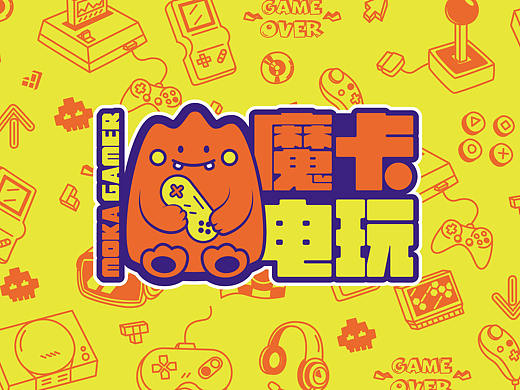 魔卡电玩 电玩城品牌全案设计 电玩城VIS设计 LOGO设计