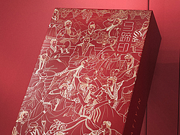 麥西來普——馬蹄印白酒品牌包裝插畫