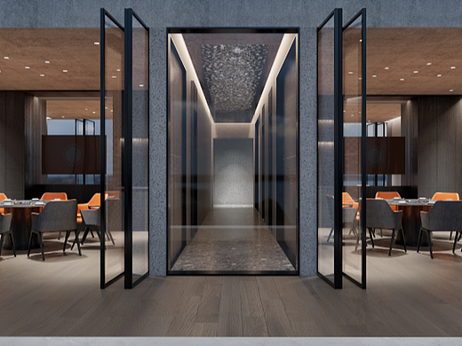 火锅店（个人主页-ZNjAxNzM5MzI=） - 酒店餐饮设计 - 站酷设计师灵韵空间设计原创素材 - 站酷ZCOOL