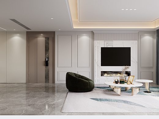 现代轻奢风设计，奢而不华，质感满满！