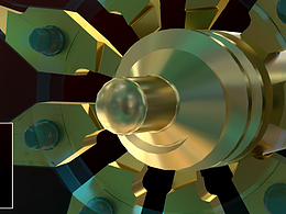 C4D旋风铣刀盘动画制作