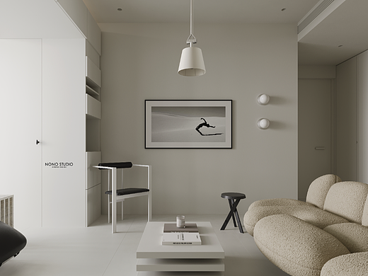 NONO STUDIO 极简小户型（个人主页-ZNjUzMzc1MDg=） - 家装设计 - 站酷设计师NONO空间研究室原创素材 - 站酷ZCOOL