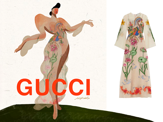 时尚插画GUCCI