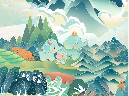 《大象一家的迁徙》