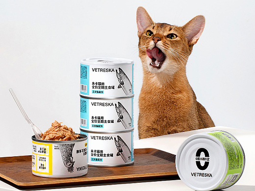 电商摄影|宠物食品 罐头 猫粮 主食 未卡VETRESKA