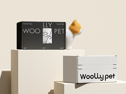 《 woolly pet 》品牌设计-羊毛毡定制宠物纪念品