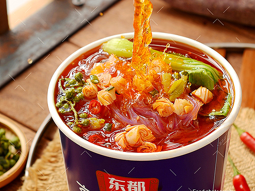 紫薯酸辣粉|美食摄影|电商摄影|速食拍摄×郑州密斯杨