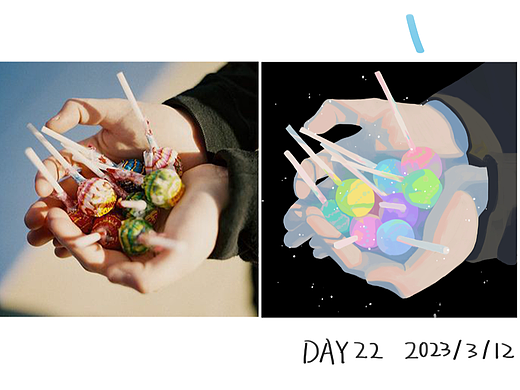 色彩派对30天 ​​DAY22