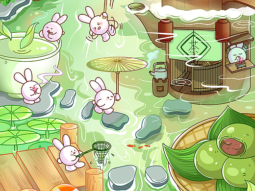 兔年节日故事插画(三)—— 清明