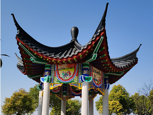 古建筑彩绘亭子彩绘大雄宝殿彩绘