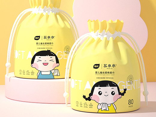 植护苏小小棉柔巾详情页