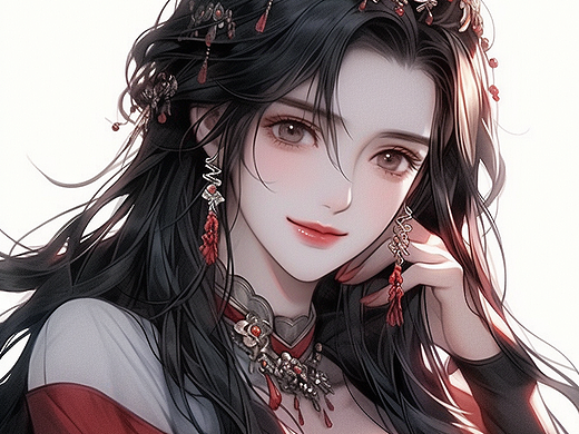 绝美的中国风女生头像