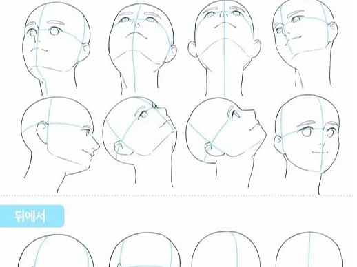 如何正确绘画头部？各个角度的头部画法！