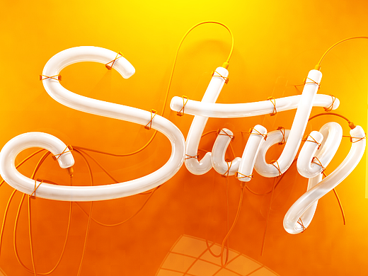 C4D课程开发《Study》炫技类单一技能展示