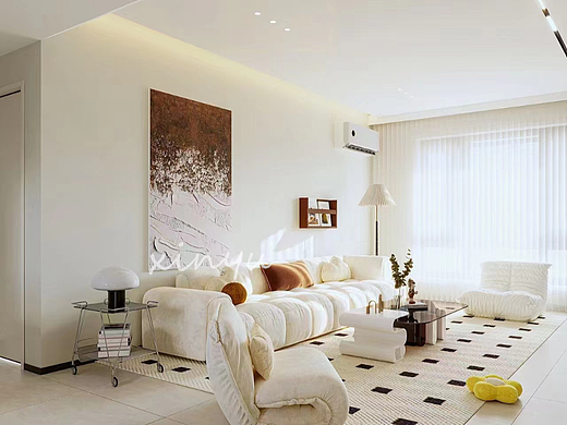 纯白极简风,治愈又温柔的家