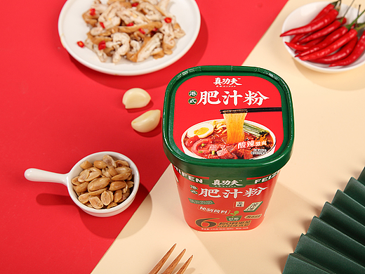 肥汁粉 螺蛳粉 速食面 武汉美食摄影