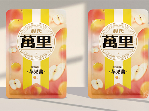 费氏万里苹果酱包装设计