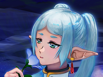 2023.11.20[完稿] 芙莉蓮（個(gè)人主頁(yè)-ZNjcwOTk2Mjg=） - 創(chuàng)作習(xí)作 - 站酷設(shè)計(jì)師angelicrain原創(chuàng)素材 - 站酷ZCOOL