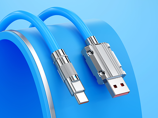 加粗充电数据线