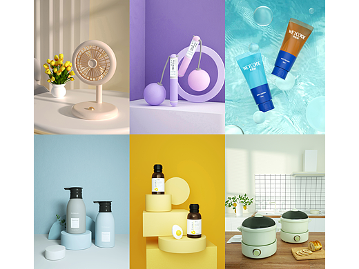 c4d产品建模+oc渲染一周练习,开始坚持每日一练