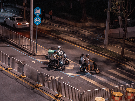 深圳水库新村夜景