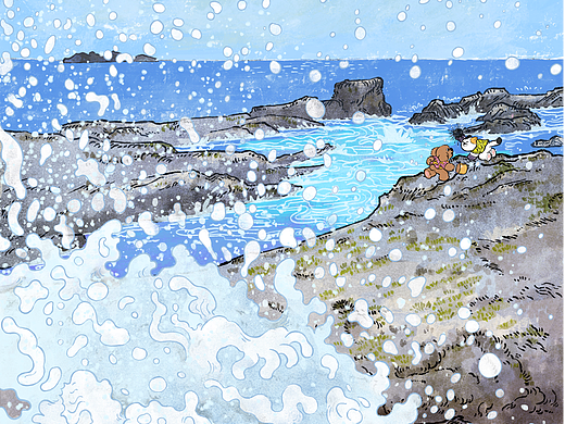 旅途的画