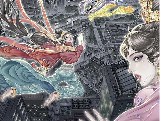 雷雨下凡（個人主頁-ZNjQ4MjAxMTI=） - 中/長篇漫畫 - 站酷設(shè)計師次元劫原創(chuàng)素材 - 站酷ZCOOL