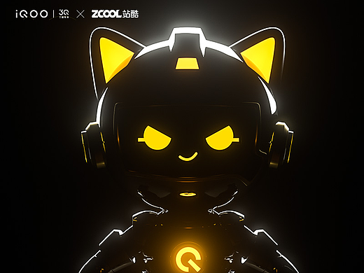 iQOO【探无止境】虚拟形象ip【爱酷猫iQOO CAT】  