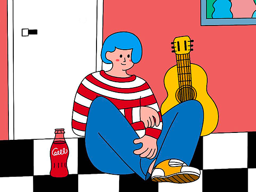 Day4一个人的小插画